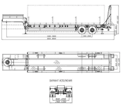 Heavy-Duty Semi-Trailer 4589R6 for Transporting Heavy Loads