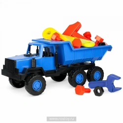 Polar Dump Truck Toy with Constructor
