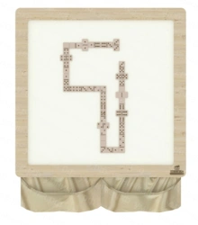 Magnetic Classic Domino Wall Game Set NI-10