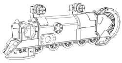 Caterpillar Trolley Model 1101-21-72SB with Balancing Beam System