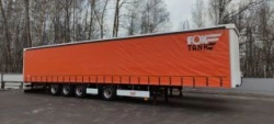 Foxtank 877726 Curtain Side Semi-Trailer with BPW Axles