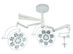 Surgical Ceiling Light with Emergency Power Adjustable Two-Block with Additional Console EMALLED 500/500/X
