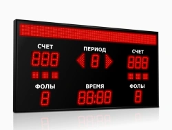 Electronic Scoreboard for Sports Impulse-710-D10x13xN6-S8x128xP10-S6-A2-R-RS232