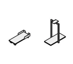 Office Wooden CPU Stand - "Rio Base" Furniture Set