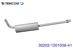 Exhaust Silencer with Tailpipe for Gazelle Vehicles, Model 30202-1201008-41