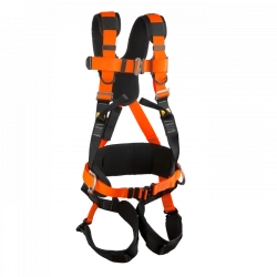 Safety Harness with Integrated Belt for Restraint and Positioning, Model KOMFORT, Art. HS-52PRO