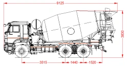 Ready-Mix Concrete Mixer Truck 58140V