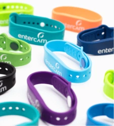 Silicone Bracelet with Built-in Mifare ID Integrated Circuit