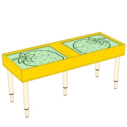 Light Table for Sand Play, 2-Seater SSP2(1-3)