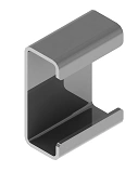 SK Rail Strut RSK 35, 22x60x35 mm, Steel, Hot-Dip Galvanized