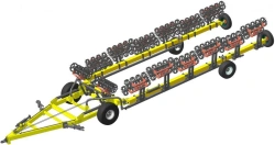 Universal Soil Cultivator with Ring-Spiked Rollers UPA-KKSH-21