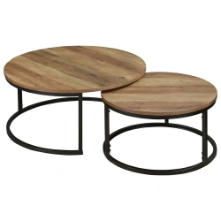 Wooden Coffee Table with Oak Top - Model No. 23