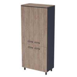 High Closed Document Cabinet with 4 Doors PREGO