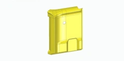 Internal Lower Front Partition Panel for Driver's Compartment - Code 529265-78023-79