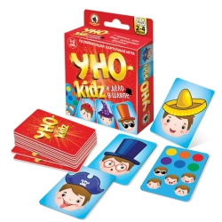 UNO Kids "It's All in the Hat" Card Game with Euro Hanger