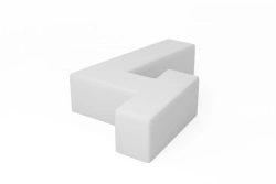 Soft Non-Frame Seating Puff for Public Spaces L12-P-4