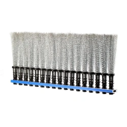 Cassette Brushes with Metal Bristles for Airfield Cleaning
