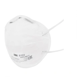 Filtering Half Mask for Aerosol Protection, Brand "ZM", Model 8102 FFP2 NR D