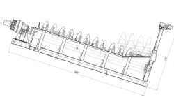 Spiral Classifier for Material Separation in Ore Processing 1KSN-20x84