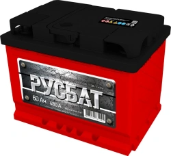Lead-Acid Starter Battery 6ST-60VL RUSBAT EURO