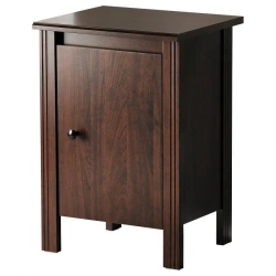 Acacia T Wooden Nightstand for Bedroom