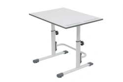 Polini Kids Simple M1 Transformable Growing Desk 75x55 cm in White-Grey