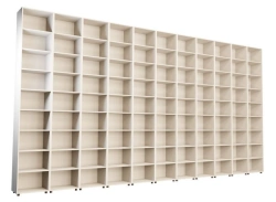 Open Multi-Section Built-In Cabinet for Storage - 95728-001