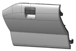 Automotive Glove Box Assembly for Right-Side Vehicles 1681941781