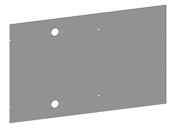 Polyester Fiberglass Panel for Vehicle Cladding 5299-11-5502029