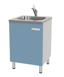 Laboratory table with sink and door SL-02-MSK (SL-02-207)