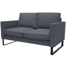 Upholstered Sofa on Metal Frame D52