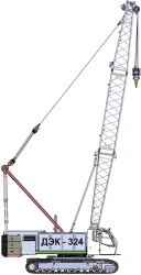 Crawler Crane DEK-324 with Cabin 131.17.00.000 and Eurasian Engines