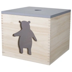 Wooden Toy Storage Box "Cinderella