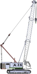 Crawler Crane A36 with Cabin 131.17.00.000 and Eurasian Engines