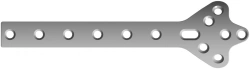 Clover Leaf Plate for Osteosynthesis (2-14 Holes, 72-264 mm)