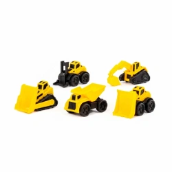 Mini Construction Vehicle Set (5 Pieces) for Kids - Includes Excavator, Bulldozer, and More, Art. 47974
