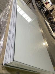 Tempered Safety Back Glass for Solar Modules GG66SW 1845x991x2.5mm with 3 Holes d12mm