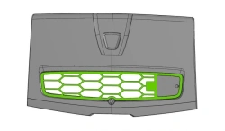 Rear Assembly Hood Made of Polyester Fiberglass 5299-230-5602520-50