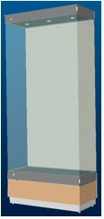 Display Case 1000x450x2230 for Retail Use