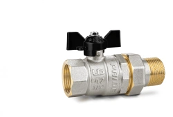 LD Pride Brass Ball Valve 47.20.V-GSH.B for Liquid and Gas Control