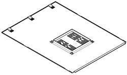 Ceiling Panel S.15-20.30.010 for Tram Applications