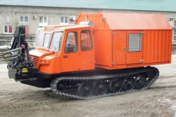 All-Terrain Crawler Tractor for Transporting People and Cargo TG-44