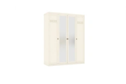 Isabella 4-Door Wardrobe in Alabaster - Model LD.647050.000