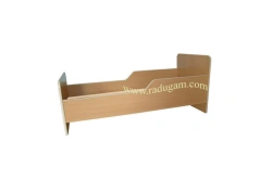 Single Children's Bed with Side Rails, Model: КрДБ 01.01