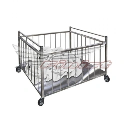Mobile Laundry Cart on Wheels TБ