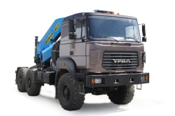 Multi-functional Vehicle with Hydraulic Crane KMA on URAL 4320 Base U1K02N-Z322
