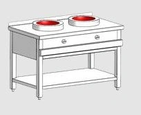 Professional Induction Wok Station ETK-W Art. No. 7329