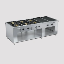 Professional Gas Stove PRG-IIA-10-2 "Maxi