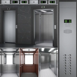 Classic Electric Passenger Elevator with Machine Room 180-1000 kg