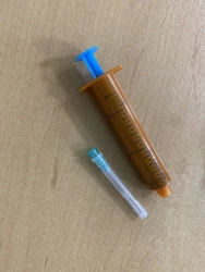 Sterile Single-Use Three-Part Injection Syringe with Luer Lock Type and UV Protection